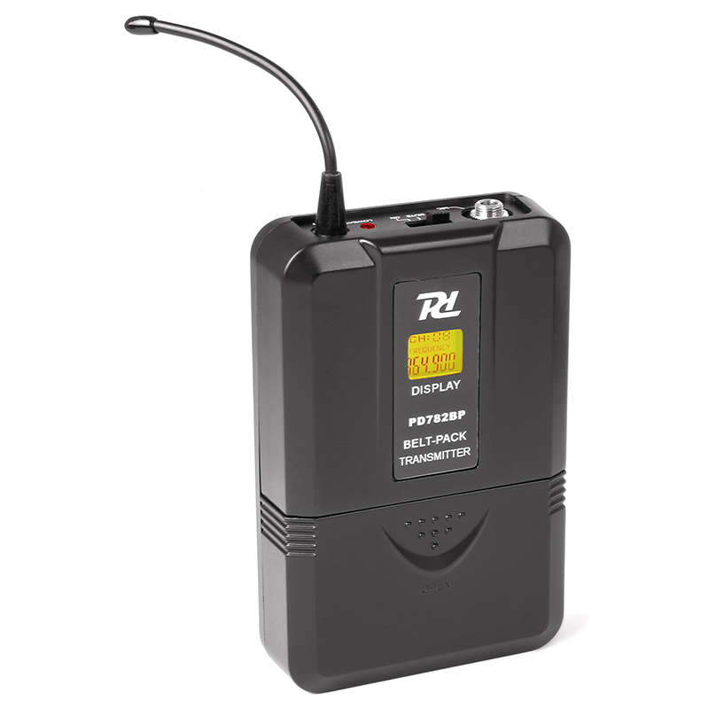 POWERDYNAMICS PD782BP REPLACEMENT BODYPACK MICROPHONE UHF 863.000-865.000MHz