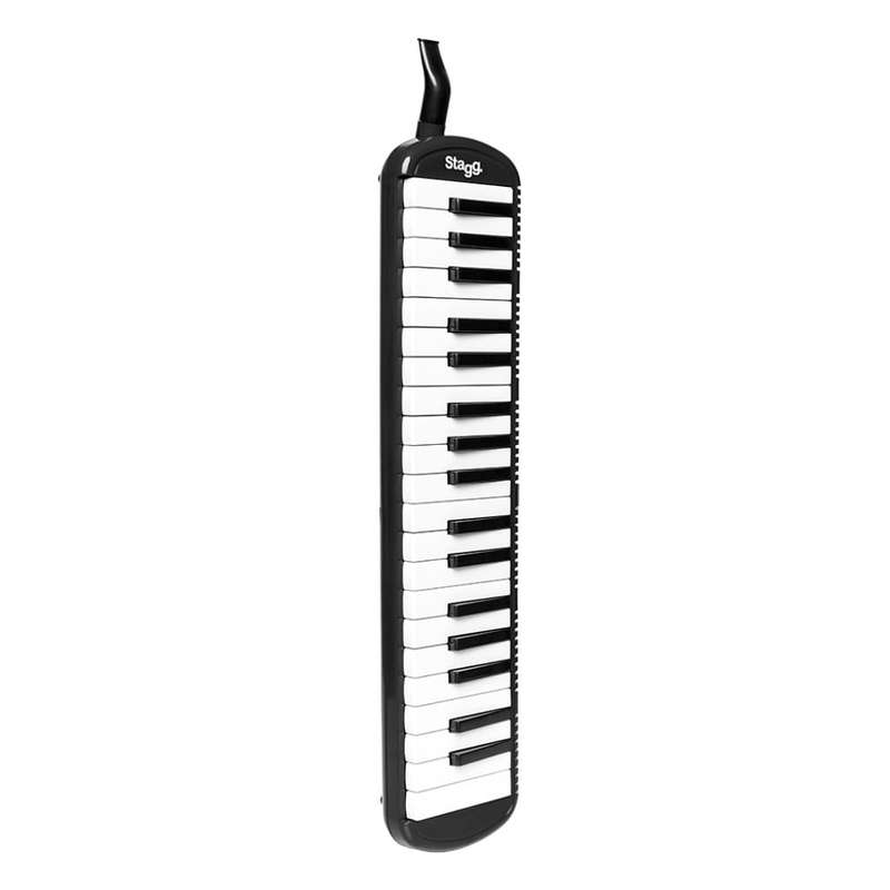 Stagg Black Plastic Melodica with 37 keys and Black Bag