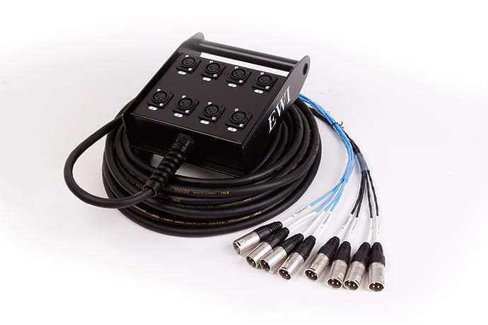 EWI PSX 8 MIC 50ft Snake Cable