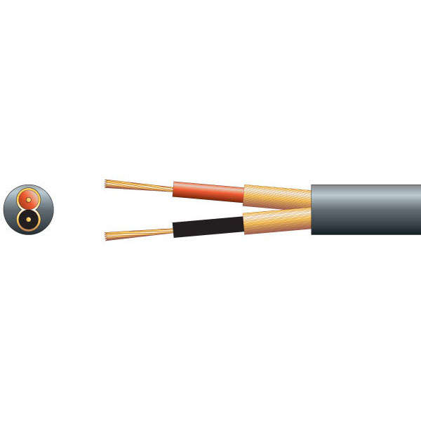 Filo - MICROPHONE CABLE 2CORE BLACK