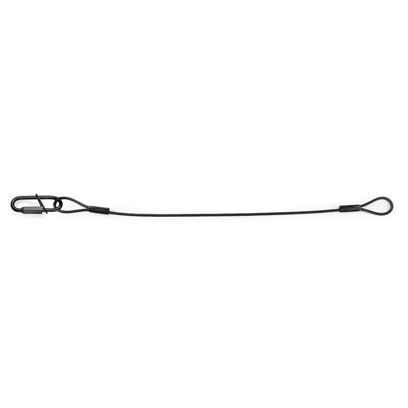BEAMZ - SAF35 SAFETY CABLE 35CM X 3MM 30KG BLACK