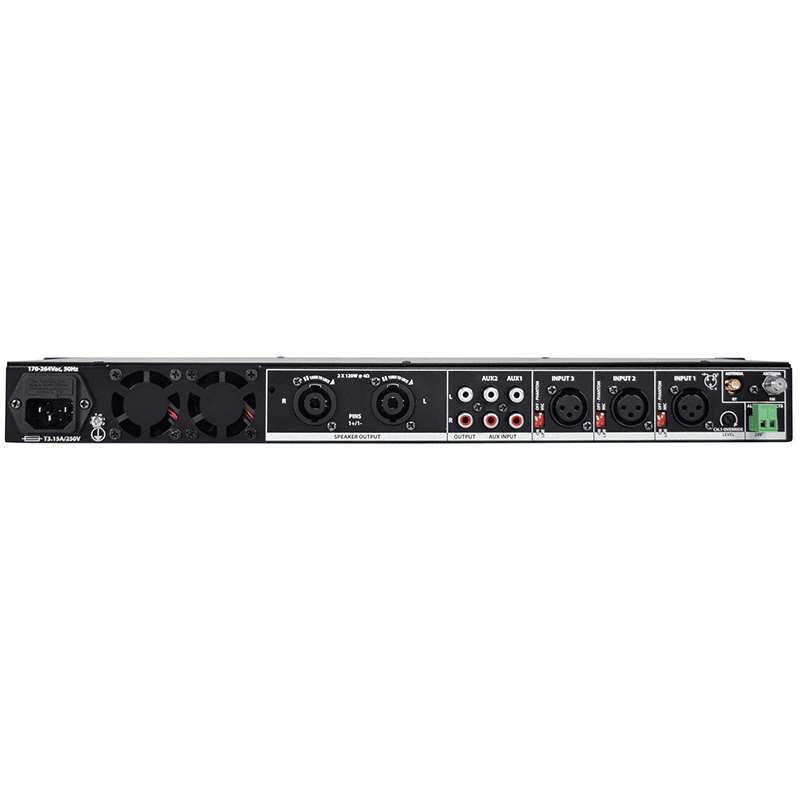 ADASTRA - MM240 1U STEREO PA MIXER-AMPLIFIER USB/BT/FM 4ohm 2 x 120W