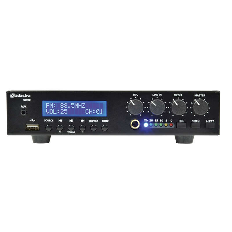 ADASTRA UM90 100V MIXER AMPLIFIER 90W USB/FM/BT