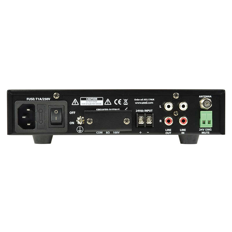 ADASTRA UM90 100V MIXER AMPLIFIER 90W USB/FM/BT