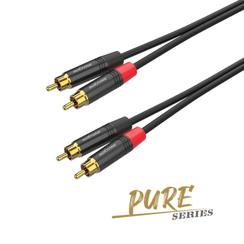 ROXTONE - PURE SERIES SIGNAL LEAD 2 RCA M  2 RCA M 2M