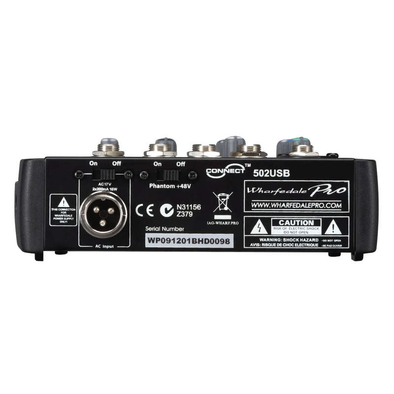 Wharfedale Pro Connect 502USB 5-Channel Mixer