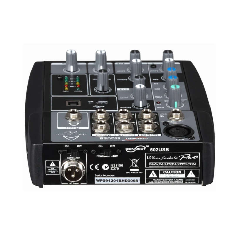 Wharfedale Pro Connect 502USB 5-Channel Mixer