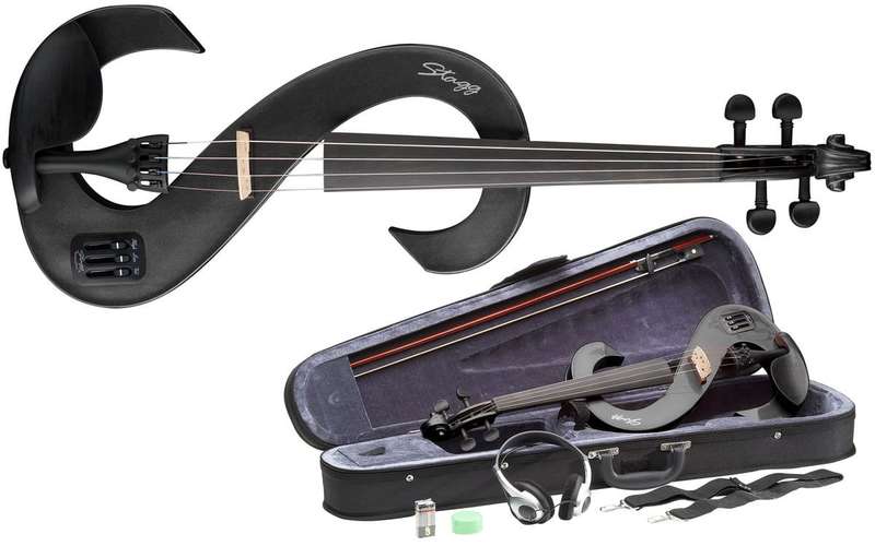 Stagg 4/4 Electric Violin Set Black