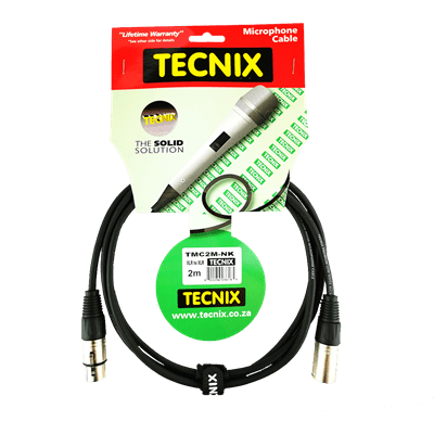 Tecnix TMC-2M XLR Male to XLR Female