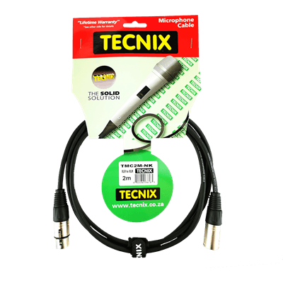 Tecnix TMC-2M XLR Male to XLR Female