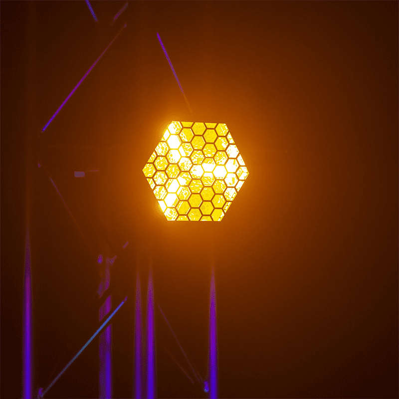 BEAMZ RB90 LED DECO RETRO BLINDER IP20 3x 30W RGBA