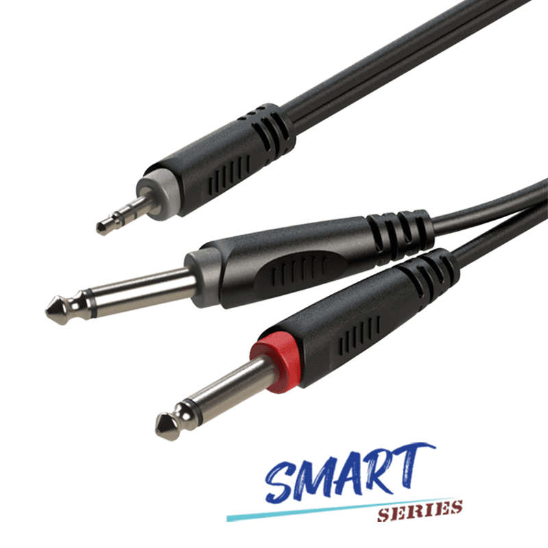 ROXTONE - SMART SERIES SIGNAL LEAD 3.5 M ST  2X 6.3 M 2M