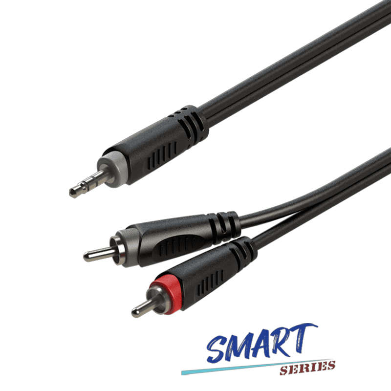 ROXTONE - SMART SERIES SIGNAL LEAD 3.5 M ST  2RCA M 3M
