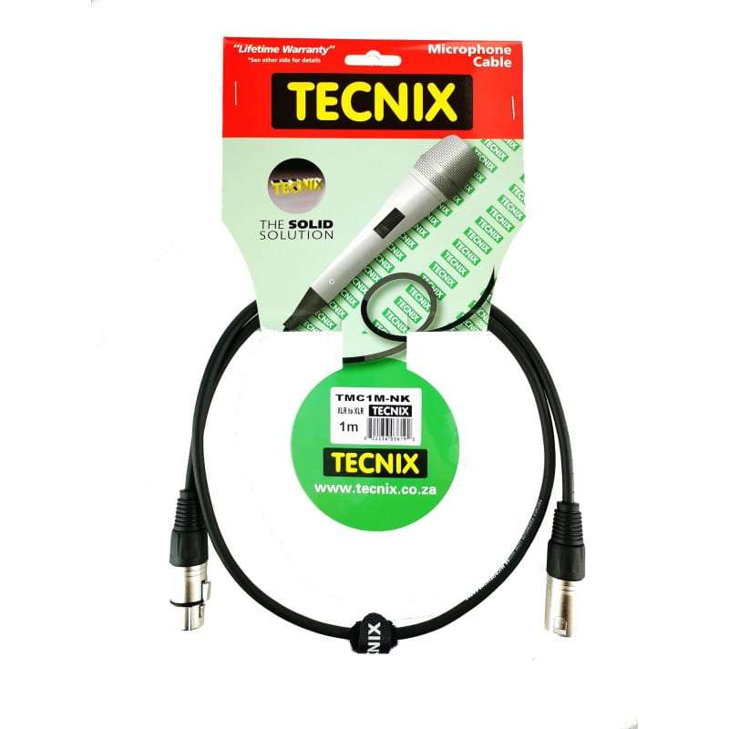 Tecnix TMC-1M XLR Male to XLR Female