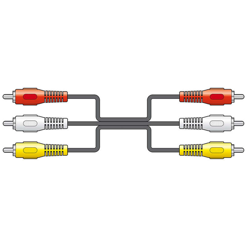 TVA - 1.5M THREE RCA PLUGS TO THREE RCA PLUGS LEAD