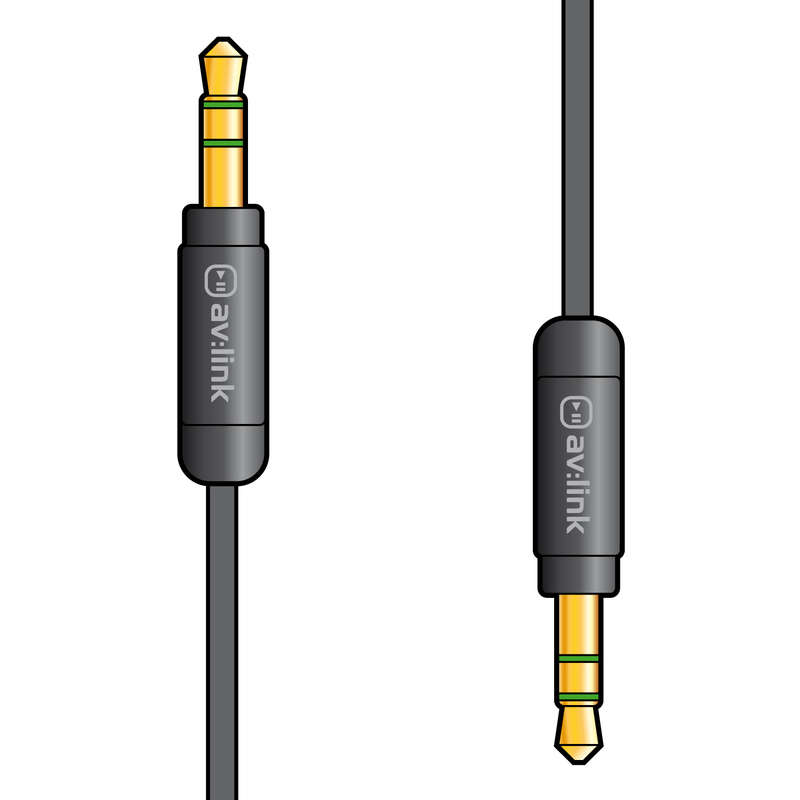 Avlink - 0.5M PRECISION 3.5mm STEREO PLUG -  3.5mm STEREO PLUG LEAD