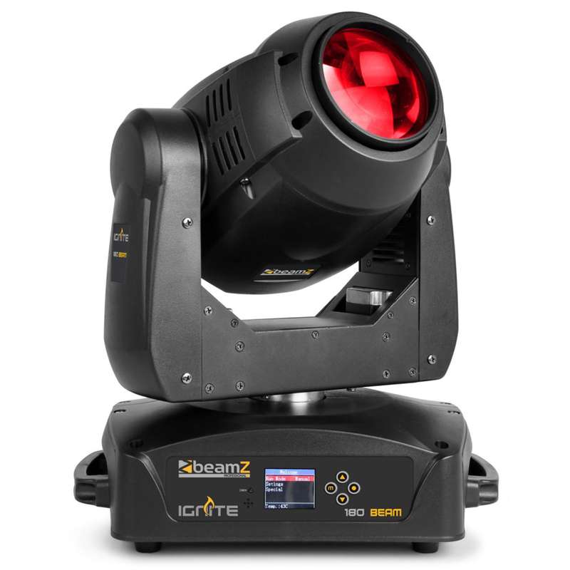 BEAMZPRO IGNITE180B LED MOVING HEAD BEAM 1x 180W [2 IN A FLIGHTCASE]