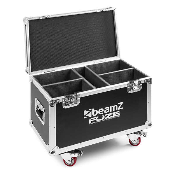 BEAMZ FCFZ4 FLIGHTCASE FOR 4X FUZE 75B/75S/610Z