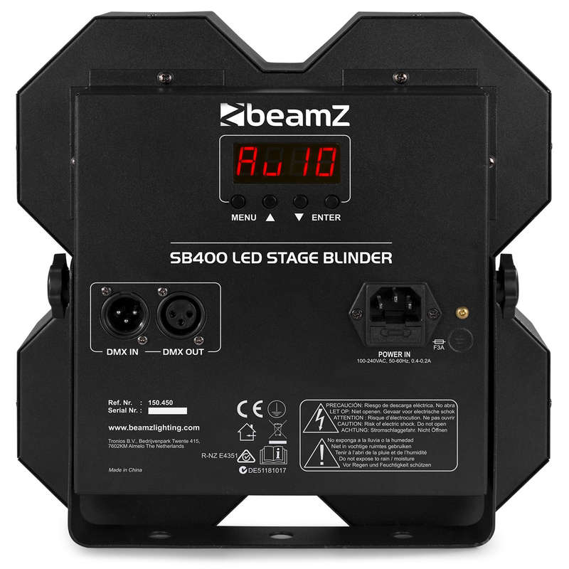 BEAMZ SB400 LED STAGE BLINDER IP20 4x 50W WW
