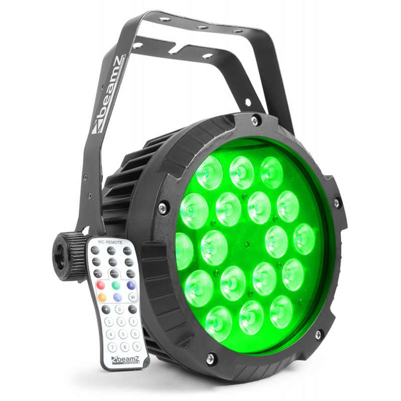 BEAMZPRO BWA418 LED PAR IP65 18x 12W RGBW