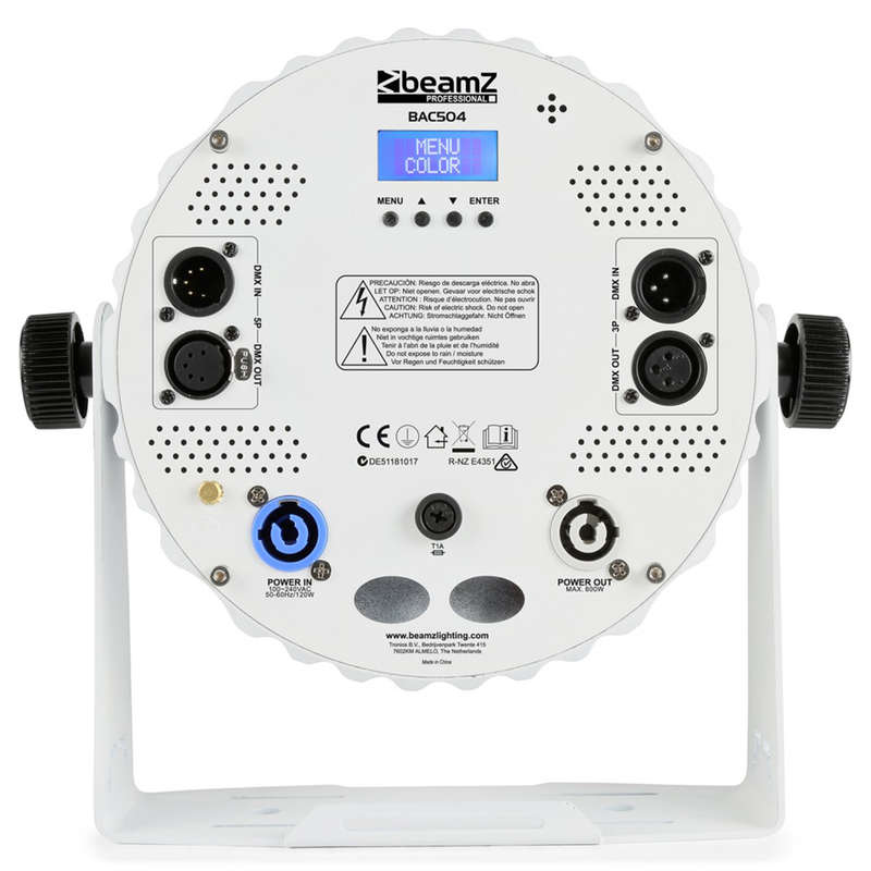 BEAMZ BAC506W LED PAR 12x 18W RGBAWUV