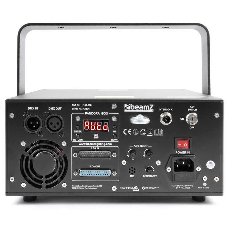 BEAMZPRO PANDORA1600 LASER TLL RGB 1.3W ANIMATION