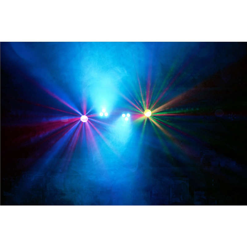 BEAMZ PARTYBAR1 2x LED PAR AND 2x JELLY MOON 14x 3W RGBW