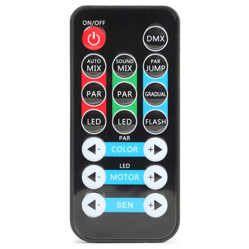 BEAMZ PARTYBAR3 4x LED PAR WITH MAGIC BALL 48x 1W RGB