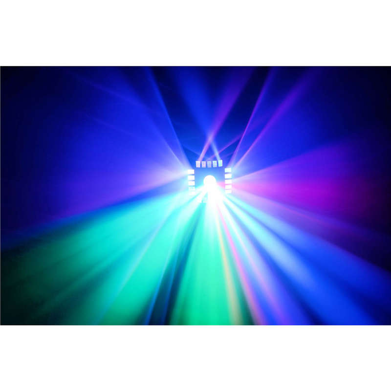 BEAMZ CUB4 II LED QUAD DERBY WITH MOONFLOWER