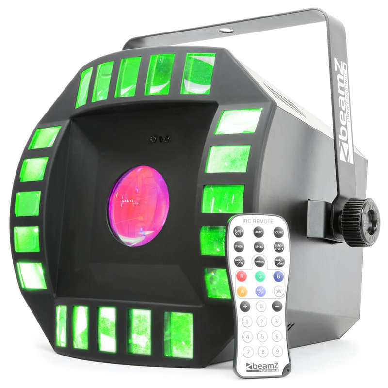 BEAMZ CUB4 II LED QUAD DERBY WITH MOONFLOWER