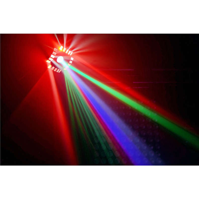 BEAMZ CUB4 II LED QUAD DERBY WITH MOONFLOWER