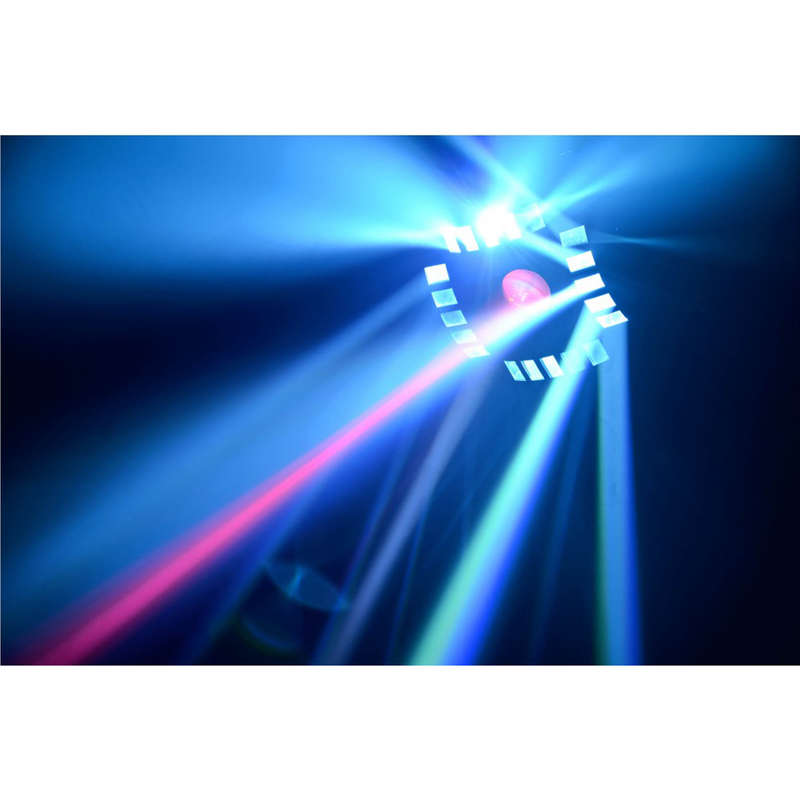 BEAMZ CUB4 II LED QUAD DERBY WITH MOONFLOWER
