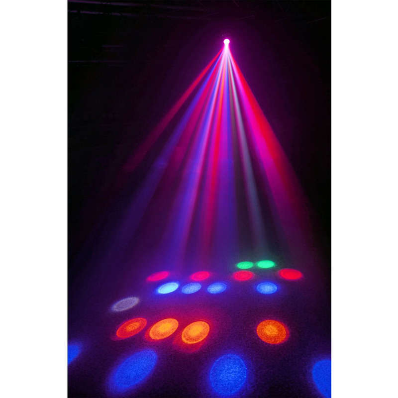BEAMZ CUB4 II LED QUAD DERBY WITH MOONFLOWER
