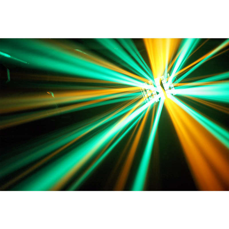 BEAMZ BUTTERFLY II LED MINI DERBY 6x 3W RGBAWUVP