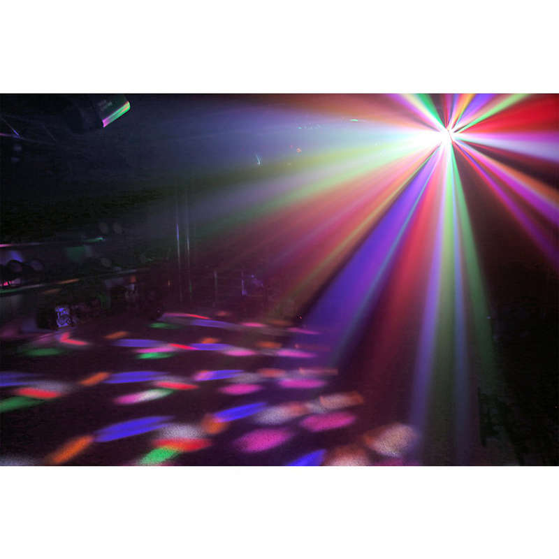 BEAMZ BUTTERFLY II LED MINI DERBY 6x 3W RGBAWUVP