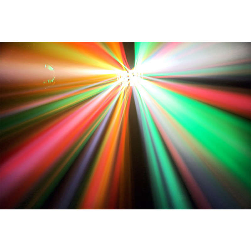 BEAMZ BUTTERFLY II LED MINI DERBY 6x 3W RGBAWUVP