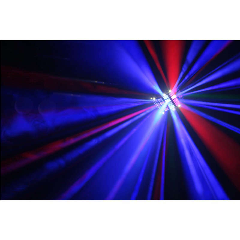 BEAMZ LED BUTTERFLY WITH STROBE 3x 3W RGBW