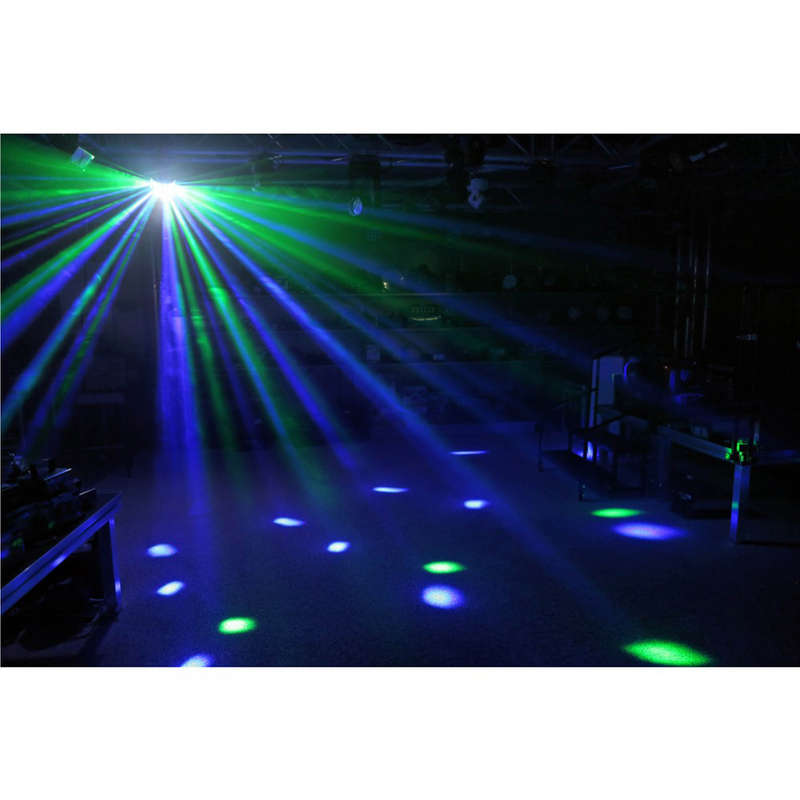 BEAMZ LED BUTTERFLY WITH STROBE 3x 3W RGBW