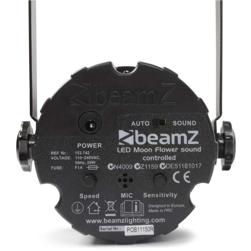 BEAMZ LED MOON FLOWER RGBAW
