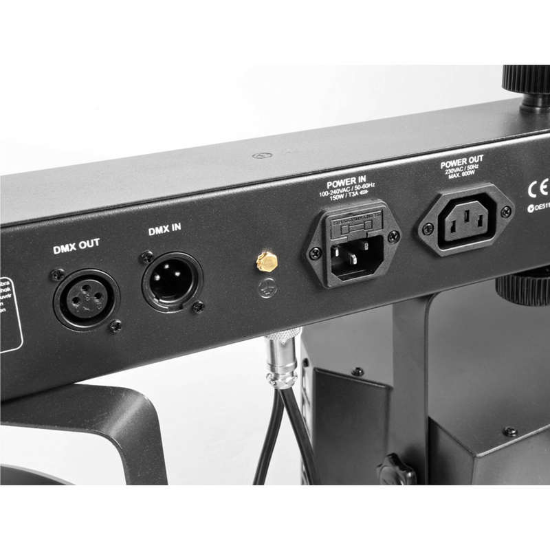 BEAMZ LED SHOWBAR WITH PAR BUTTERFLY LASER AND STROBE 4x 1W LED 12x 8W RGBWUV
