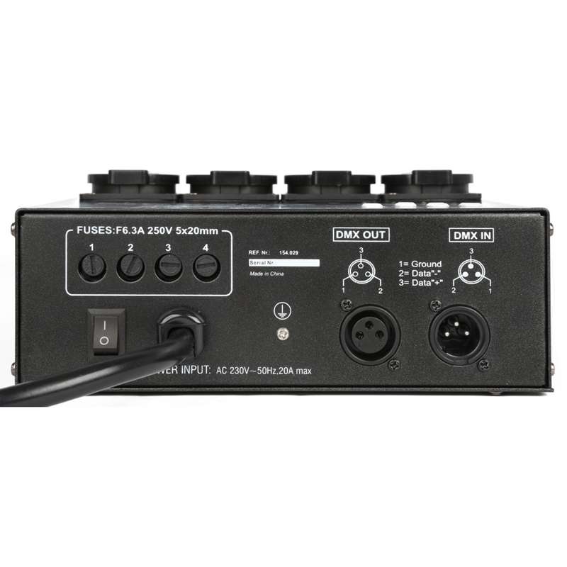 BEAMZ DMX SWITCH PACK II 4 CHANNEL