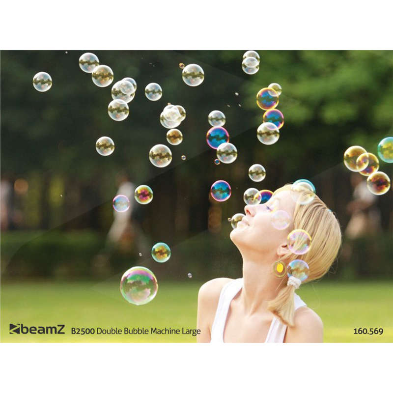 BEAMZ - B2500 BUBBLE MACHINE DOUBLE LARGE