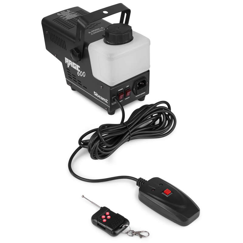 BEAMZ - RAGE600LED SMOKE MACHINE WITH WIRELESS CONTROLLER