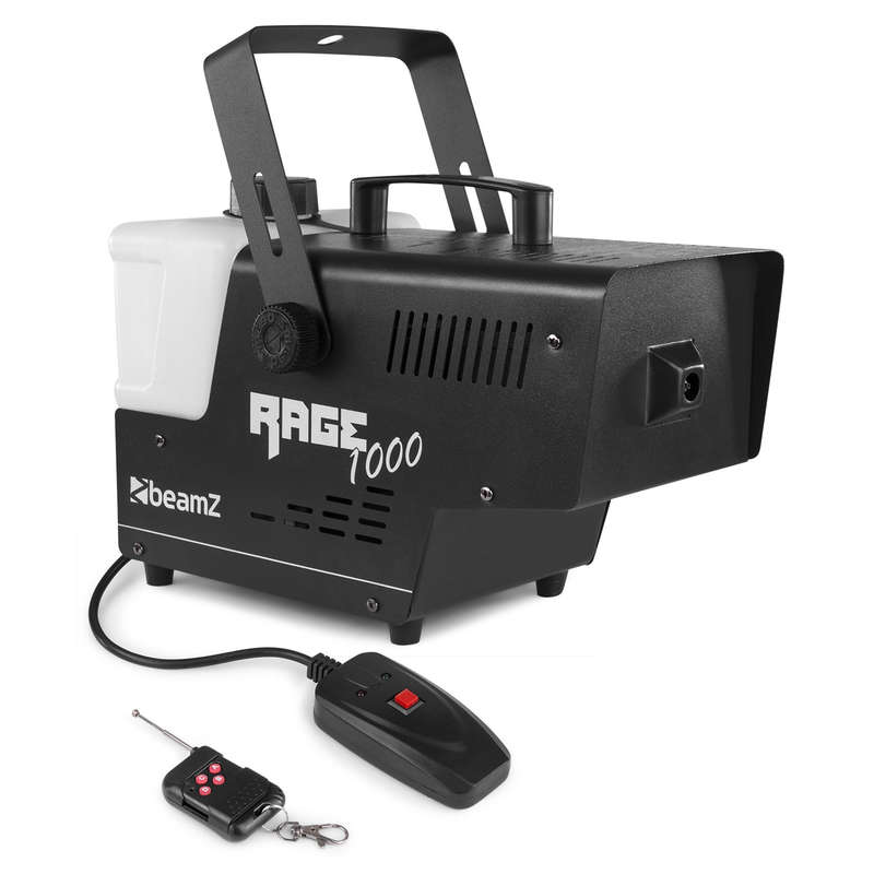 BEAMZ - RAGE1000 SMOKE MACHINE WITH WIRELESS CONTROLLER
