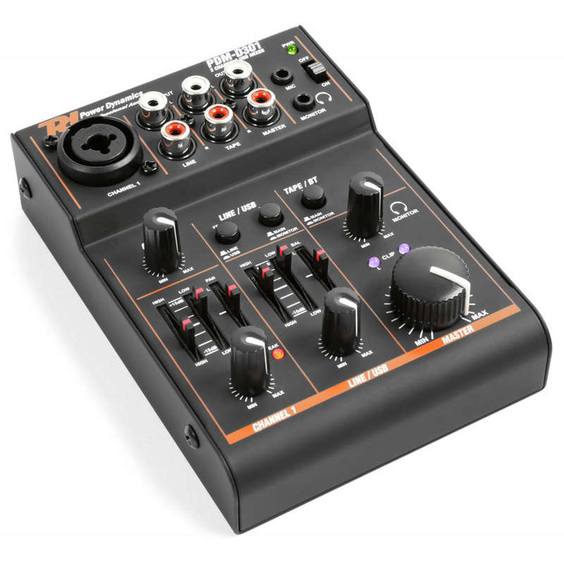 Power Dynamics - PDM-D301 USB MIXER