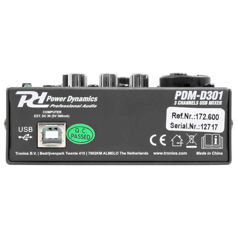 Power Dynamics - PDM-D301 USB MIXER