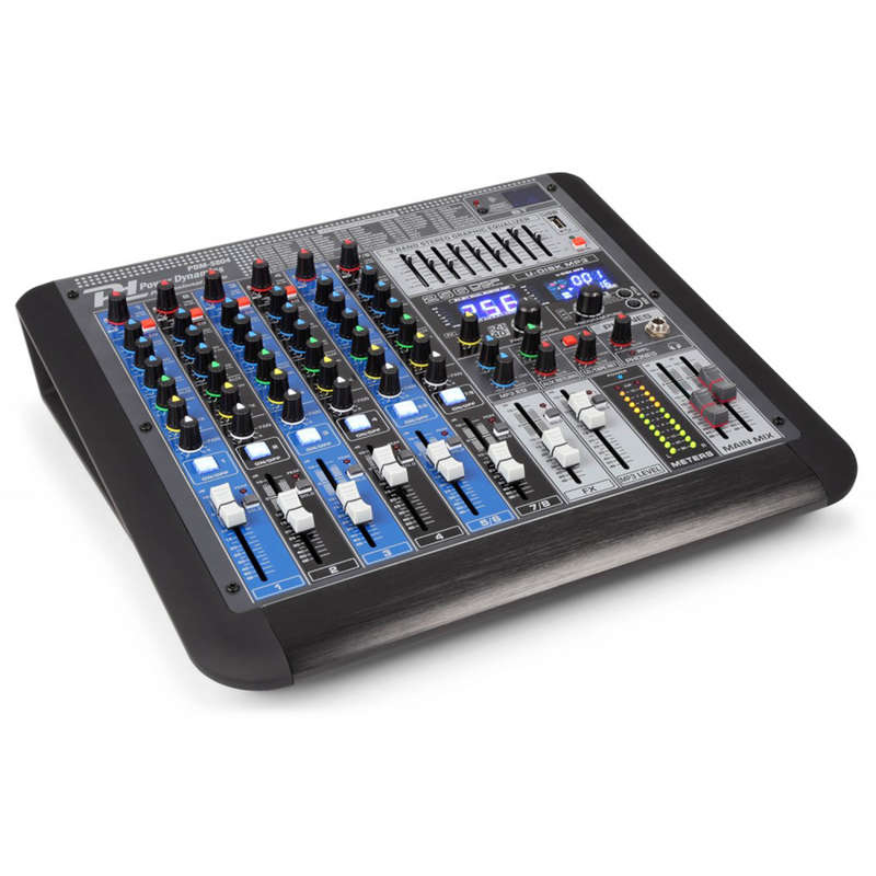 Power Dynamics - PDM-S804 STAGE MIXER WITH DSP/BT/USB/MP3