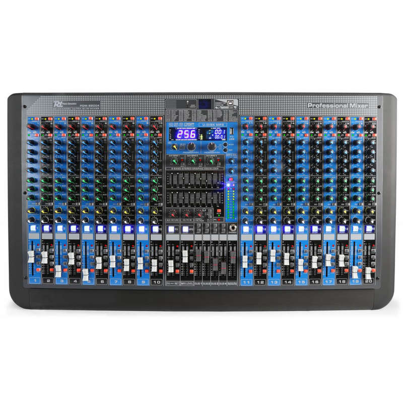 Power Dynamics - PDM-S2004 STAGE MIXER STAGE MIXER WITH DSP/BT/USB/MP3