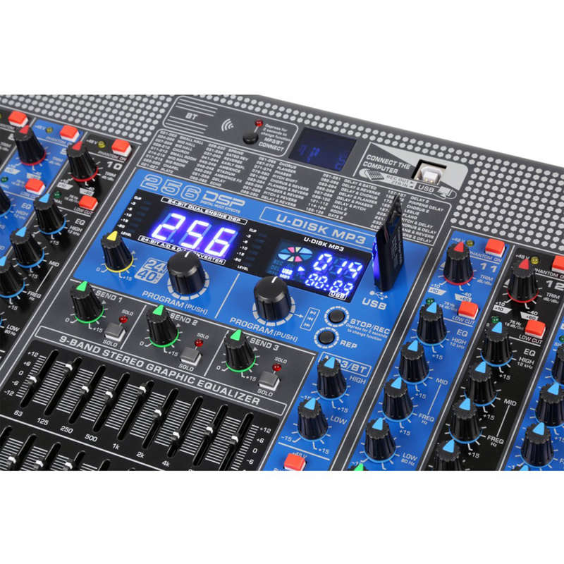 Power Dynamics - PDM-S2004 STAGE MIXER STAGE MIXER WITH DSP/BT/USB/MP3