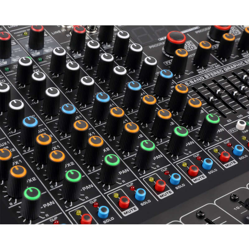 Power Dynamics - PDM-S804A POWERED STAGE MIXER WITH DSP/BT/USB/MP3